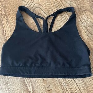 Old Navy Active size large sports bra black racerback athletic wear